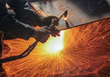 圖、傳統的火焰切割製程